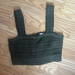 Aerie Textured Crop Top